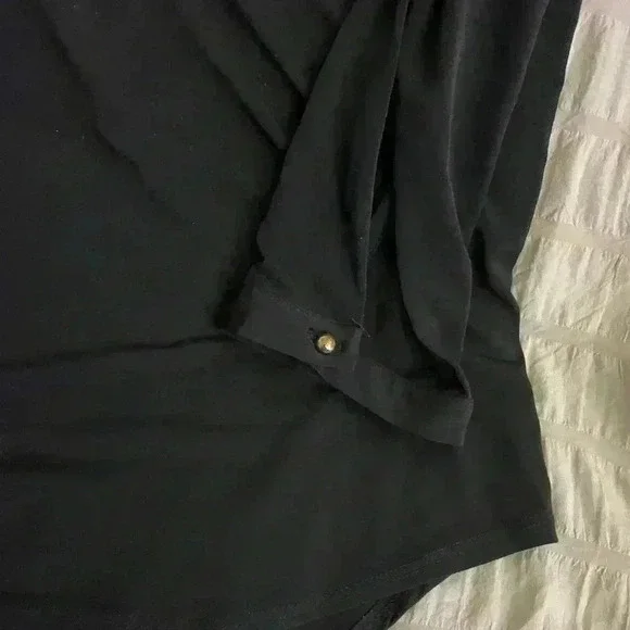 DANA BUCHMAN - black tunic, size small - Picture 3 of 4